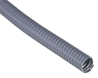 comprar PVC revestido de conduto flexível cor cinzenta, conduto flexível tipo corrugado online manufacture