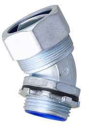 comprar Tipo de ameixa ângulo 45 graus condutor flexível líquido conector apertado, conector condutor flexível 45 graus online manufacture