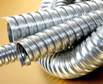 tubulação elétrica flexível da canalização metal de 1/2 do” para o equipamento do metro do trilho de alta velocidade